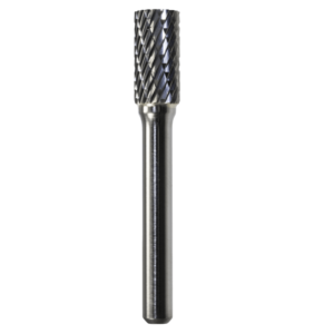 3/8" x 3/4" x 1/4" x 2-1/2", Bench Lathe Burr, Coarse Cut, Bright