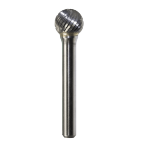 1/2" x 7/16" x 1/4" x 2-1/4", Bench Lathe Burr, Regular Cut, Bright