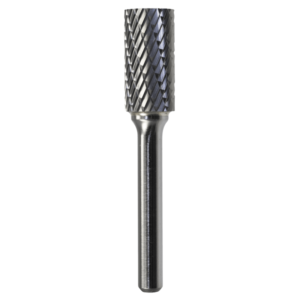 1/2" x 1" x 1/4" x 2-3/4", Bench Lathe Burr, Coarse Cut, Bright