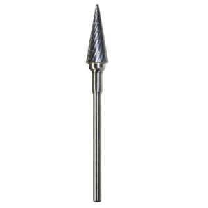 1/4" x 5/8" x .0925" x 2", Hand Piece Burr, Regular Cut, Bright
