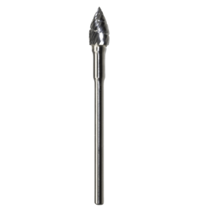 3/16" x 3/8" x .0925" x 1-7/8", Hand Piece Burr, Regular Cut, Bright