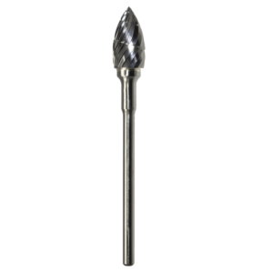 1/4" x 1/2" x .0925" x 2", Hand Piece Burr, Regular Cut, Bright