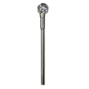 1/4" x 1/4" x .0925" x 1-3/4", Hand Piece Burr, Course Cut, Bright