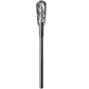 1/4" x 1/2" x .0925" x 2", Hand Piece Burr, Course Cut, Bright