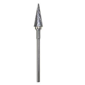 1/4" x 5/8" x .0925" x 2", Hand Piece Burr, Course Cut, Bright