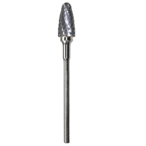 1/4" x 1/2" x .0925" x 2", Hand Piece Burr, Course Cut, Bright