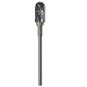 1/4" x 1/2" x .0925" x 2", Hand Piece Burr, Course Cut, Bright
