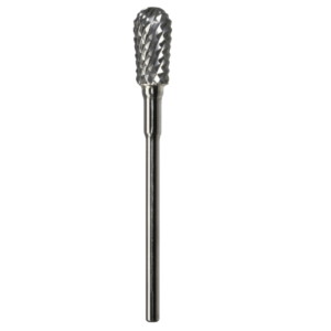 1/4" x 1/2" x .0925" x 2", Hand Piece Burr, Fine Cut, Bright