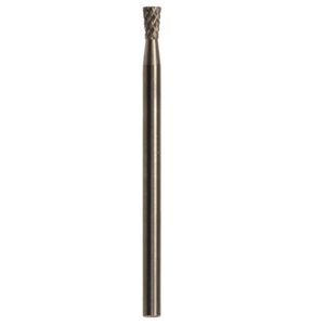 .0925" x 1/8" x .0925" x 1-1/2", 10&deg;, Solid Hand Piece Burr,  Fine Cut, Bright